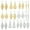 Multicolor, variant on 12Pairs Earrings Set,Alloy Earring Sets for Women,Hollowed-Out Leaf Design Unique Stylish Hypoallergenic Earrings,Dangle Earrings for Women,12Pairs