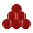 thumbnail image 3 of Siruishop 6 Pcs Balles de Tennis Pratique Entraînement Résistantes à l'Usure pour Jeux Extérieur Intérieur Rouge, 3 of 8
