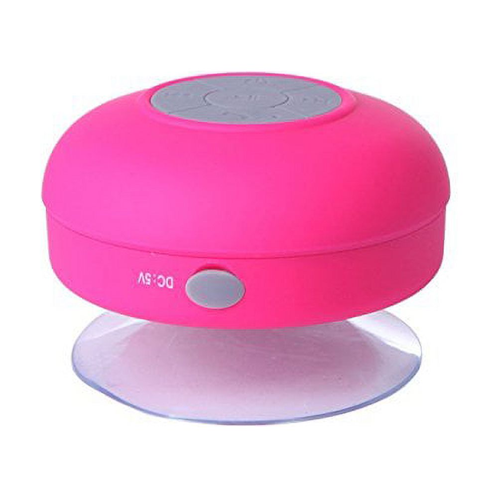 Mosos Portable Bluetooth Speaker, Pink, f68 - image 4 of 4
