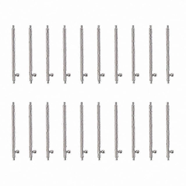 Stainless Steel Quick Release Spring Bars for Watches (18mm, 20mm, 22mm, 23mm) - 20 Pack