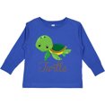 thumbnail image 3 of Inktastic Little Turtle Boys or Girls Long Sleeve Toddler T-Shirt, 3 of 5