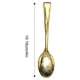 thumbnail image 4 of Moyic 24 unids/set juego de cucharas ligeras y portátiles para almacenamiento conveniente utensilios de cocina cubiertos cubiertos cucharas Mostrada horquilla de oro rosa 9.8 CM, 4 of 6