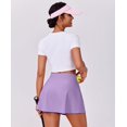 thumbnail image 3 of Pinspark Women's Tennis Skirts High Waisted Workout Skorts with Inner Pockets Side Split Golf Skirt Lightweight Athletic Skort Summer, 3 of 6