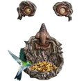 thumbnail image 1 of Root Shape Bird Feeder for Outside Can Shine at Night Resin Bird Seed Feeders Clearae, 1 of 7