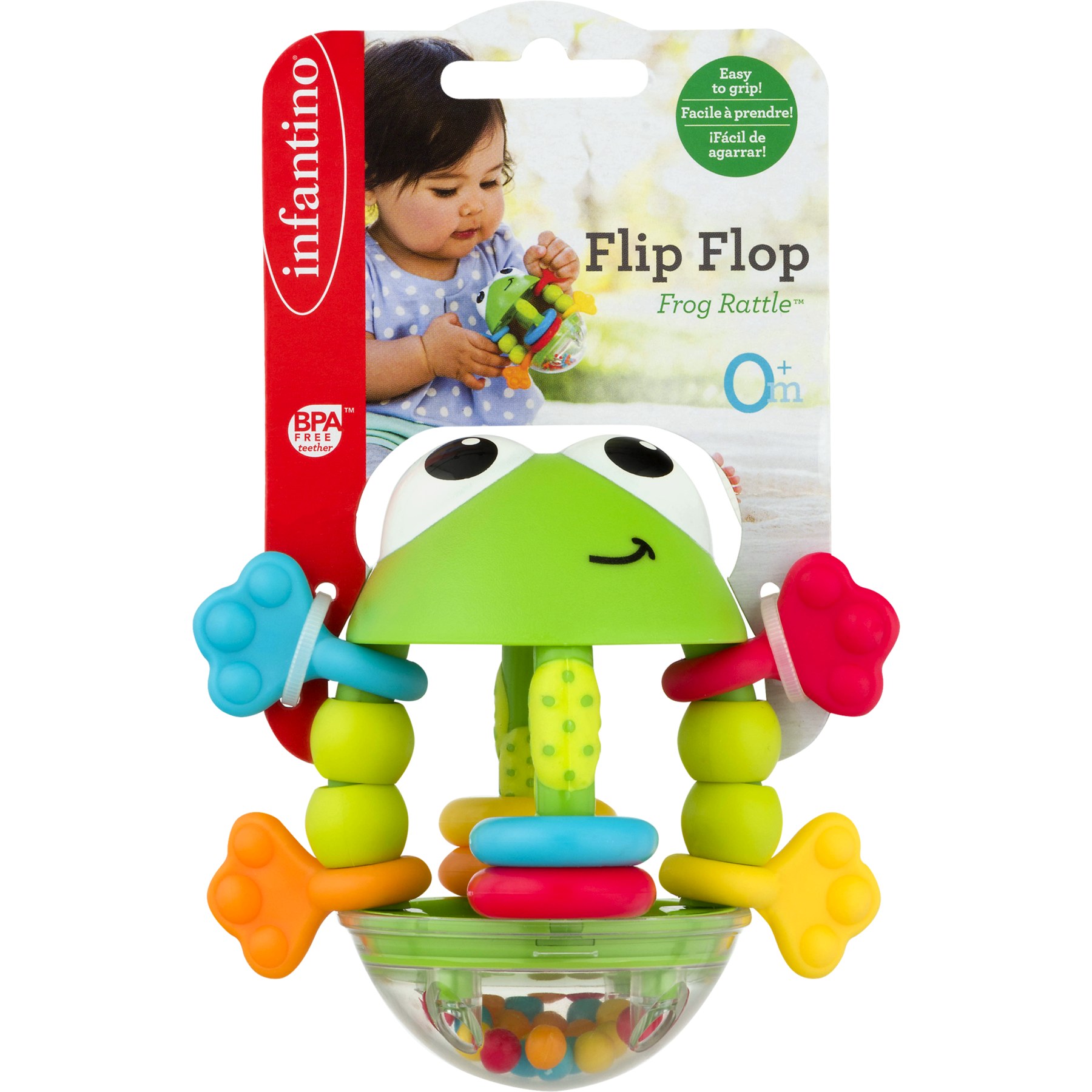 infantino flip flop frog rattle