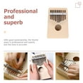 thumbnail image 5 of Kalimba 10 Keys Thumb Piano Beginner Child Pocket Five Fingers Wood Portable Instruments 17 Professional, 5 of 6