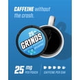 thumbnail image 3 of (2 pack) Grinds Coffee Pouches, Nicotine-Free, 25mg Caffeine, Spearmint, 15 Pouches (1 Can), 3 of 8