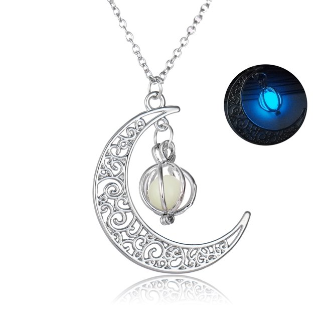 Colgante creativo de calabaza que brilla en la oscuridad, collar para mujer que brilla en la oscuridad, Navidad y Halloween