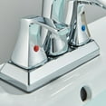 thumbnail image 3 of Zovajonia Bathtub Faucet Set 3-Hole Waterfall Bathroom Sink Faucet Wall Mounted Tub Filler Polished Chrome, 3 of 7