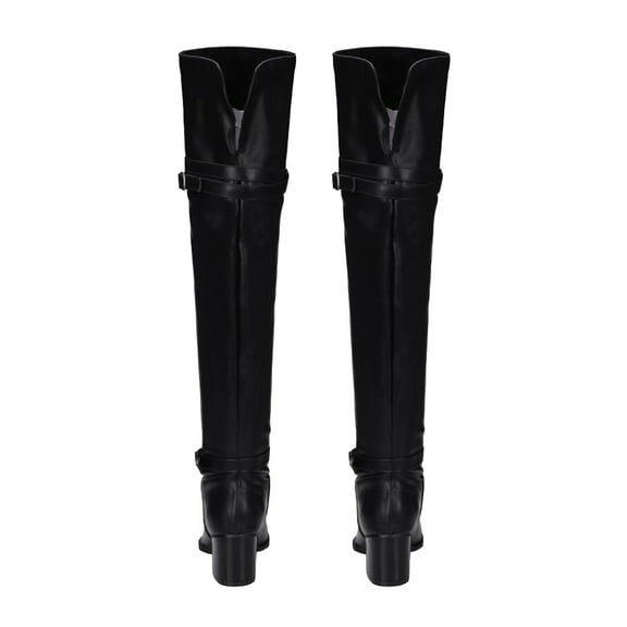 Raindrops 1Pair Woman Autumn Winter PU High Heel Long Boot Designed for Outdoor Wear