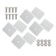 thumbnail image 4 of RV Panel Brackets Corrosion Resistant 4PCS  Compatibility Solar Panel Mounts Lightweight Aluminum Alloy Easy To Install  for Power Generation System ANGGREK Otros, 4 of 8