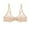 Beige, variant on Bras for Women,Lunera Lace Bra Thin Mesh Gathered Full Coverage Push Up Support No Underwire Comfort,Sports Bras for Women,Beige,40DDD(F)