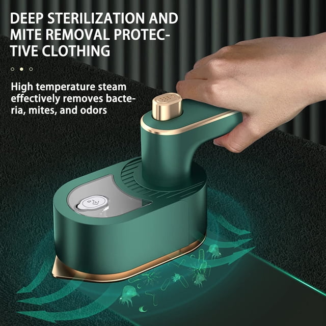 YAOMOBB Handheld Electric Iron Portable Electric Iron Handheld US Plug Small Ironing Machine for Household Dormitory Clothes Ironing