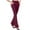 Wine, variant on lmcalzta Womens Dress Pants High Waist Stright Leg Pants Summer Lightweight Work Business Trousers