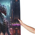 thumbnail image 3 of Shower Curtain, Urban Mechanical Dragon Waterproof Fabric Plastic Shower Curtain, Drying Fast Bathroom Curtain with 9 Buttonholes, Ruffle Shower Curtain 60x72in, 3 of 8
