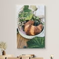 thumbnail image 3 of wall26 Canvas Print Wall Art French Croissant Platter with Grapes Fruit Food Photography Realism Chic Scenic Colorful Multicolor Ultra for Living Room, Bedroom, Office - 16"x24", 3 of 5