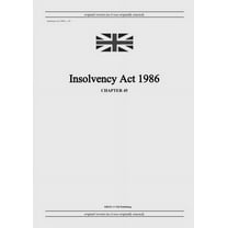 Insolvency Act 1986 (c. 45), (Paperback)
