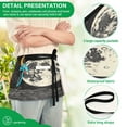 thumbnail image 4 of Yayeee Waist Apron with Pockets for Cooking Waterproof Half Server Aprons, Beige Moon, 4 of 7