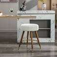 thumbnail image 4 of Newboti Furniture MoMo Boucle Upholstered Counter Height Stool, 360° Swivel BN.1654, 4 of 11