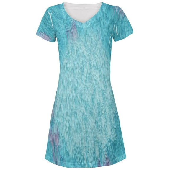 Halloween Cuddly Closet Monster Costume All Over Juniors Beach Cover-Up Dress Multi LG