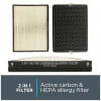 Filtro Rowenta Carbon And Allergy+ XD6231ES - Ricambio Per Purificatori Pure Air PU3030 E PU3040