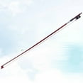 thumbnail image 1 of Phenofice Ebony Violin Bow Brazilwood Assorted Color Non-Distorting Music Practice 1Set, 1 of 8