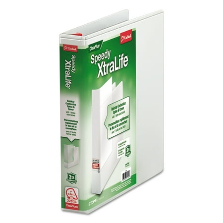 UPC: 0083086591006 | Cardinal  CRD59100  White Speedy XtraLife Slant-D Binder  1 Each  White