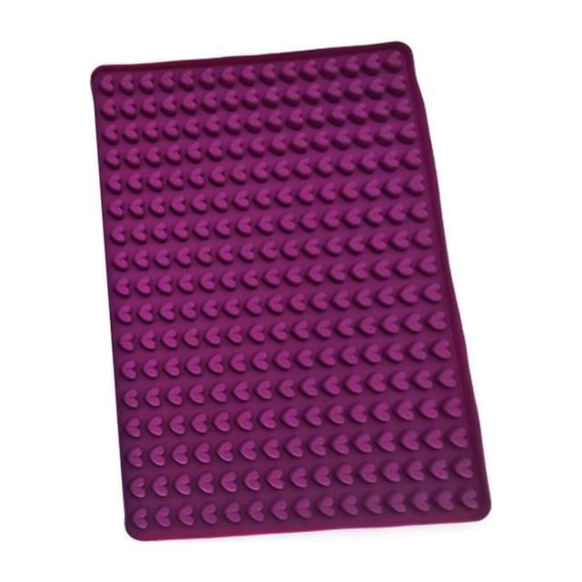 Silicone Baking Mat Mini Heart Reusable Baking Mat Dog Treats Chocolate Mold Heat Resistant Non Stick Baking Mat