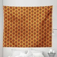 thumbnail image 1 of Burnt Orange Tapestry, Abstract Flourishing Nature Pattern with Blooming Petals and Foliage Leaves, Fabric Wall Hanging Decor for Bedroom Living Room Dorm, 5 Sizes, Multicolor, by Ambesonne, 1 of 1
