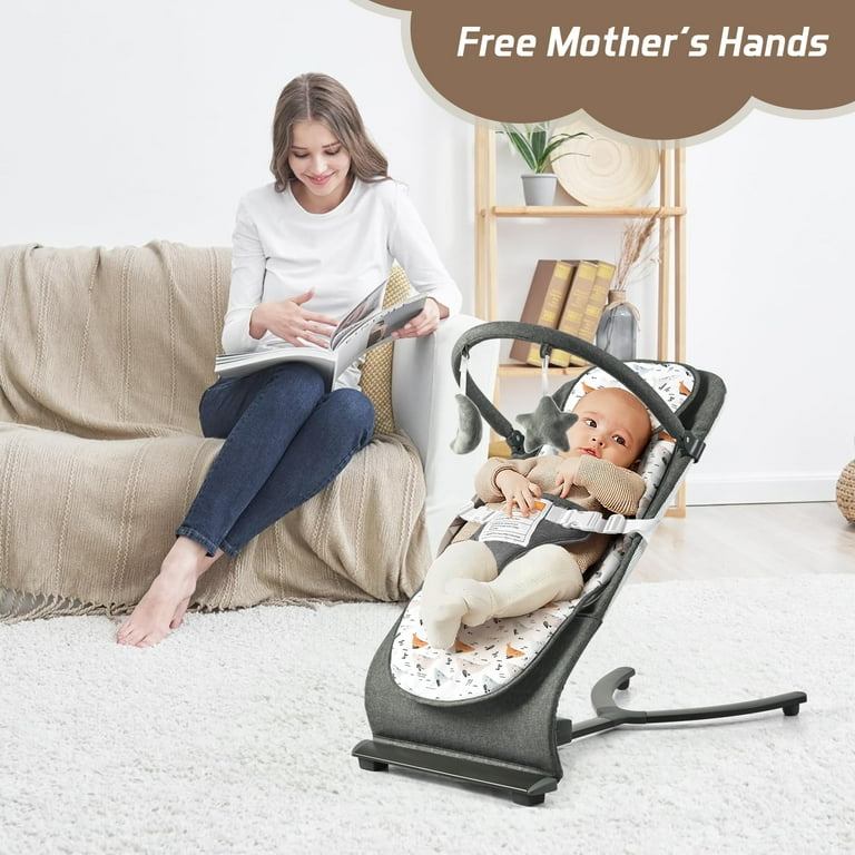 Portable baby rocker outlet seat