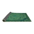 thumbnail image 2 of Ahgly Company Indoor Rectangle Abstract Turquoise Blue Modern Area Rugs, 4' x 6', 2 of 4