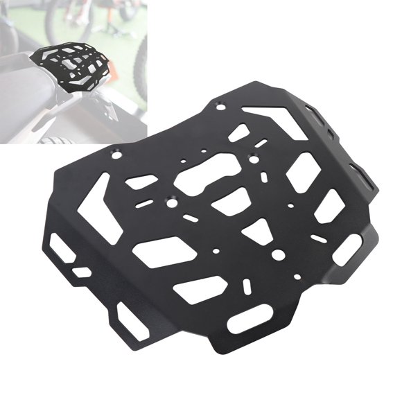 Porte-Bagages Arrière, Aluminium Haute Résistance Noir Antirouille pour Moto 901 2021-2024