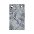thumbnail image 1 of Floral Hanging Pocket Organizer, Grunge Look Sketch Art Flowers Roses Leaves Print, Printed Polyester Storage Bag with Pockets, 9" x 27", Blue Grey Multicolor, 1 of 2