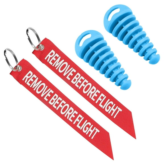 Bouchon d'Échappement de Moto avec Porte-Clés - Réduction de Bruit, Plastique Durable, Installation Facile, Accessoire Élégant pour l'Entretien de la Moto