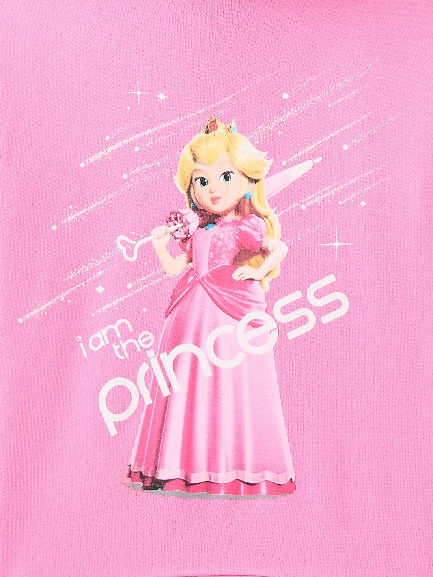 Nintendo Girls' & Big Girls' Graphic Hoodie, I Am The Princess, Princess Peach, Sizes 4-16