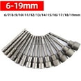 100Mm Long 6Mm19Mm Hexagon Nut Driver Drill Bit Socket Wrench