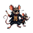 thumbnail image 3 of Vinyl Stickers Mouse Waterproof Stickers Cartoon Style Colorful Stickers for Notebooks Laptops Suitcases, 3 of 9