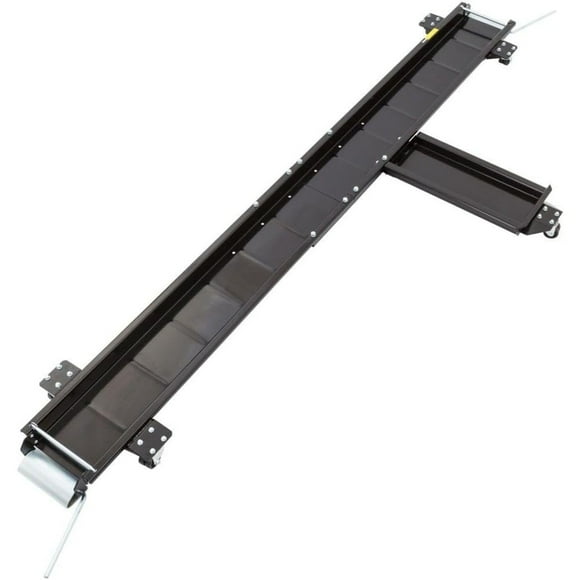 Black Widow Heavy Duty Motorcycle Dolly, Chopper & Cruiser Garage Storage Ramp, Black