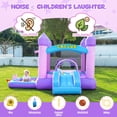 thumbnail image 4 of COCLUB Inflatable Bounce House for Kids Outdoor & Indoor, Toddler Bouncy Castle with Slide, Blower, Ball Pit - 6-in-1 Jumping Toy for Ages 2-5 (154x113x90”), 4 of 9