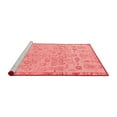 thumbnail image 2 of Ahgly Company Machine Washable Indoor Square Abstract Red Modern Area Rugs, 7' Square, 2 of 4