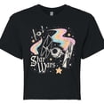 thumbnail image 3 of Star Wars - TIE Fighters Celestial Ships - Juniors Cropped Tee, 3 of 5