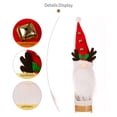 thumbnail image 4 of Toystoory Funda navideña para botella de vino, decoración de ambientes para fiestas temáticas, decoración de de Navidad, manga decorativa Kits de decoración para fiestas gorra negra Toystoory HA064819-02, 4 of 6