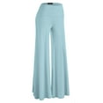 thumbnail image 2 of MBJ WB750 Womens Chic Palazzo Lounge Pants XXL LIGHT_BLUE, 2 of 4