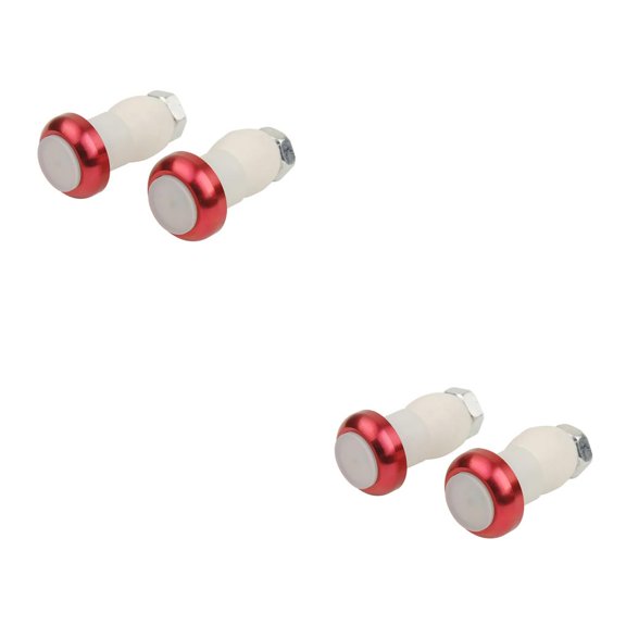 Wosthever Paquete de 2 bicicletas Manillar Luz de señal de giro Bicicletas de montaña Indicador de advertencia de seguridad Lámpara de noche Rojo 2Conjunto