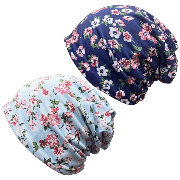 Gorros de quimioterapia Hat JarSehera, holgados, de algodón, para mujer