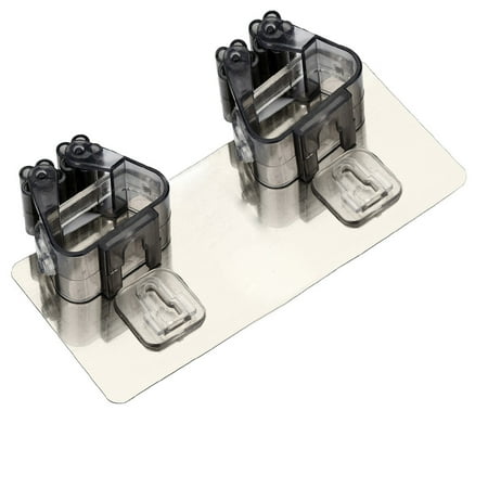 

Wall Hooks Wall Hooks For Hanging Wall Mounted Mop Organizer Holder Brush Broom Hanger Storage Rack Kitchen Tool Black