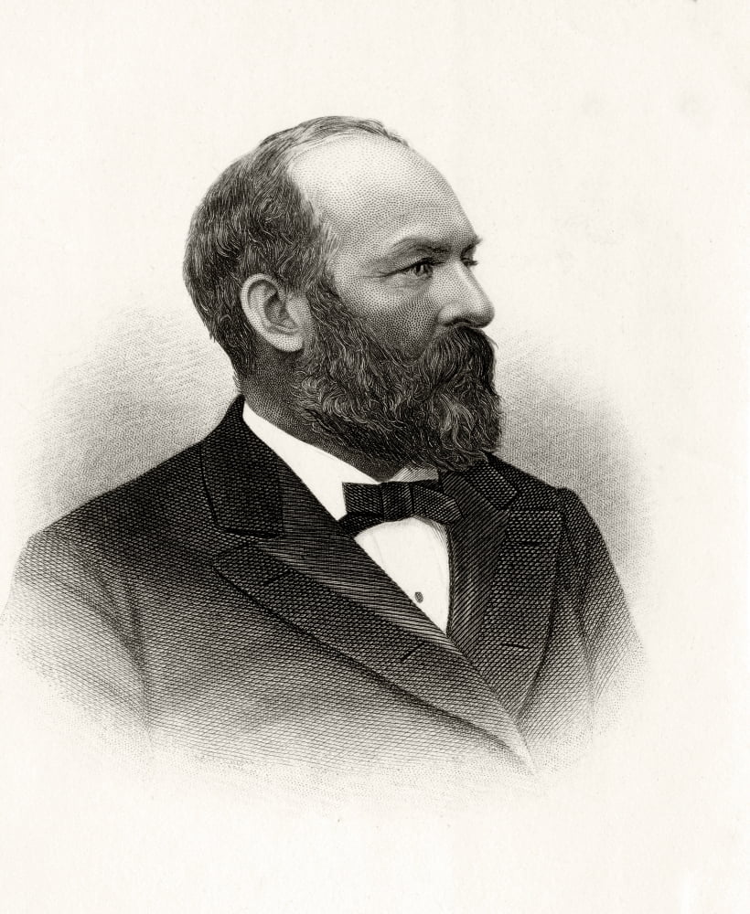 James Abram Garfield 1831 To 1881 20Th President Of The United States From Log Cabin To White House By William M Thayer Published By Hodder And Stoughton 1905 Canvas Art - Ken Welsh Design Pics (26 x