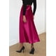 thumbnail image 2 of Falda PRETTYGARDEN 2025 Satinada Midi Rosa Rojo XL, 2 of 7