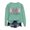 Mint Green [Halloween Sweaters for Women Clearance Sales] [Halloween Costumes for Women Deals], variant on WEIWEN In October We Wear Pink Sweatshirt for Women Cancer Awareness Clothes Halloween Sweaters for Women Pullover Tops Womens Fall Outfits Women's Clothing M