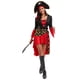 thumbnail image 4 of Disfraz de capitana de piratas del Caribe para mujer con sombrero, traje de rol para Halloween, disfraz de mujer, vestido gótico medieval, 4 of 5